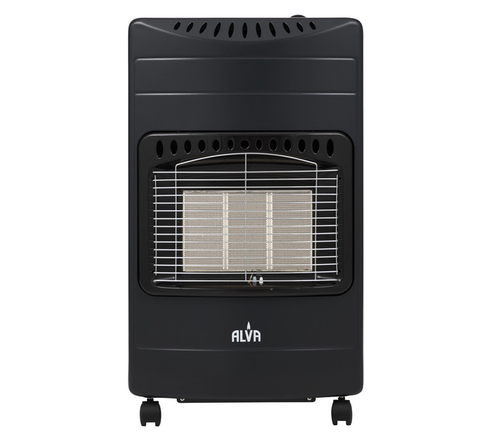 Alva Panel Large Gas Heater Black GH312 Builders Appliances