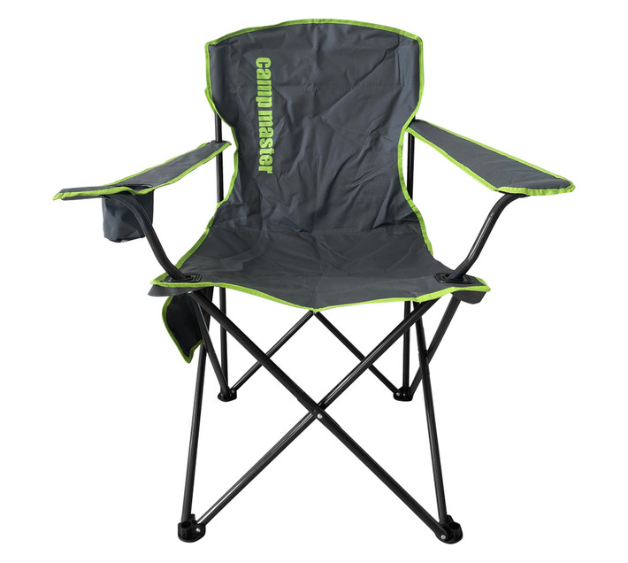 Camp Master Classic 200 Camping Chair Charcoal and Green Builders