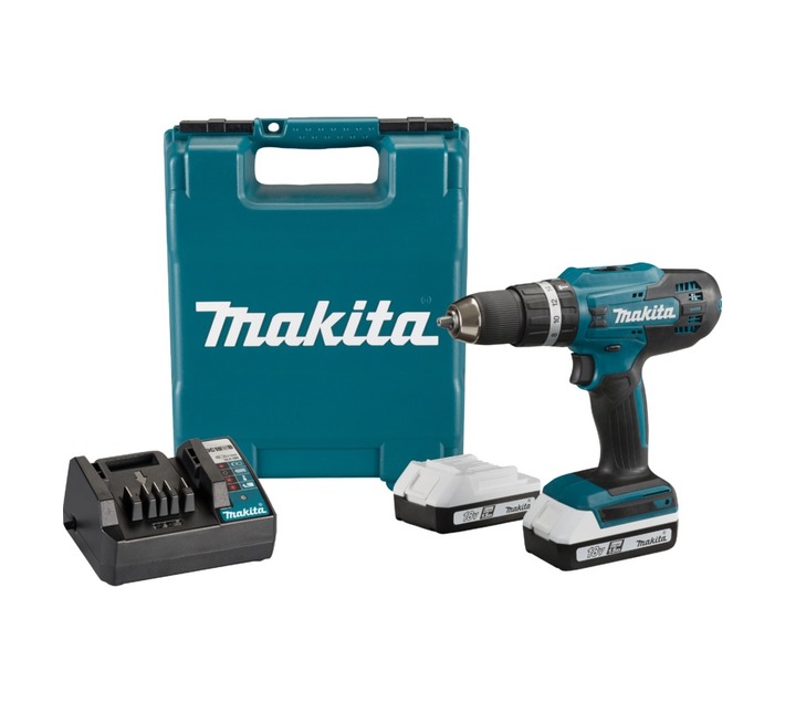 Makita 18 V Cordless Hammer Drill HP488D002 Builders Tools and