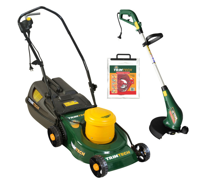 Trimtech Combo Kit – 1500 W Electric Lawnmower, 650 W Trimmer and