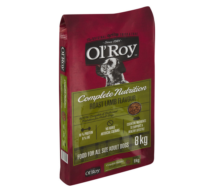 Ol' Roy Complete Nutrition Roast Lamb Flavour Dry Dog Food kg