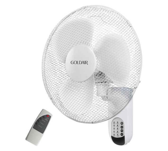 Goldair 400 mm Wall Fan White GWFR 160 Builders Appliances