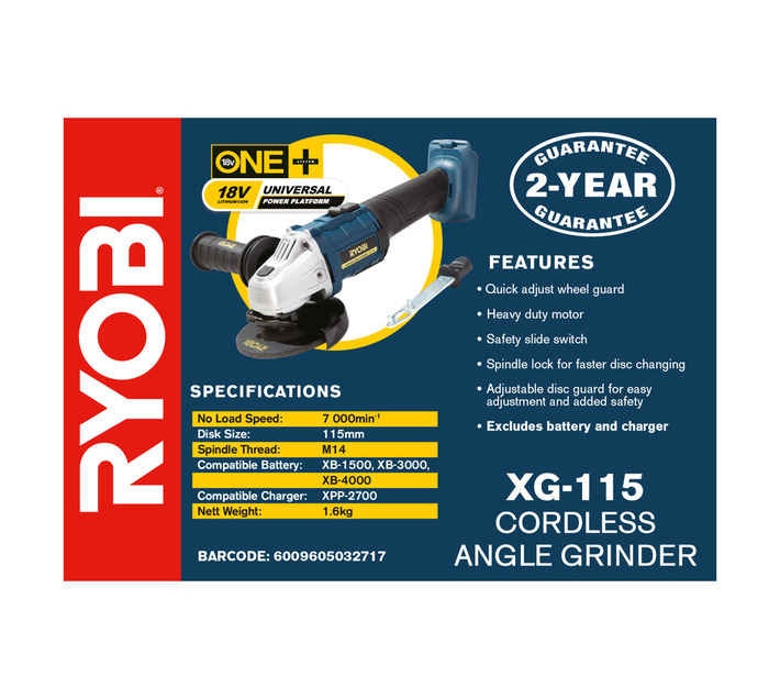 Grinder Machine Ryobi Battery Operated Grinder 18V ONE+ HP