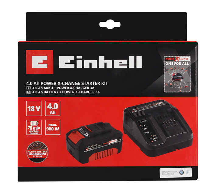 Einhell Power X-Change Battery and Charger 18 V, Ah Starter