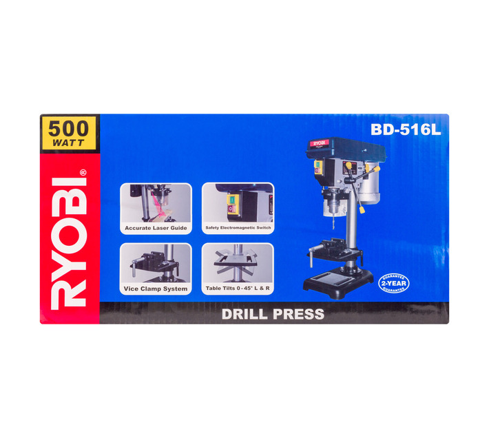 Ryobi Drill Press 500 W BD-516L Builders Tools and Machinery for
