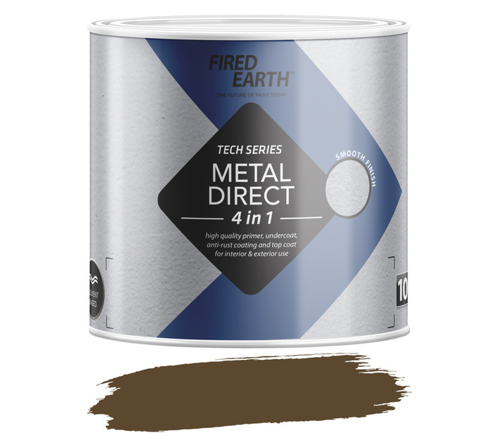Fired Earth Metal Direct Smooth Satin Gloss Enamel Paint Bronze