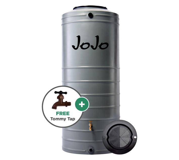 JoJo 1000 L Slimline Water Storage Tank Cloudy Grey Builders