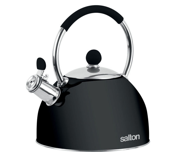 Salton Stove top Kettle Black and Silver L Builders