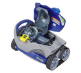 Zodiac Combi MX6 Automatic Pool Cleaner &ndash; Blue and Silver Cyclonic Suction X-Drive Navigation Energy-Efficient Twist Lock Hose