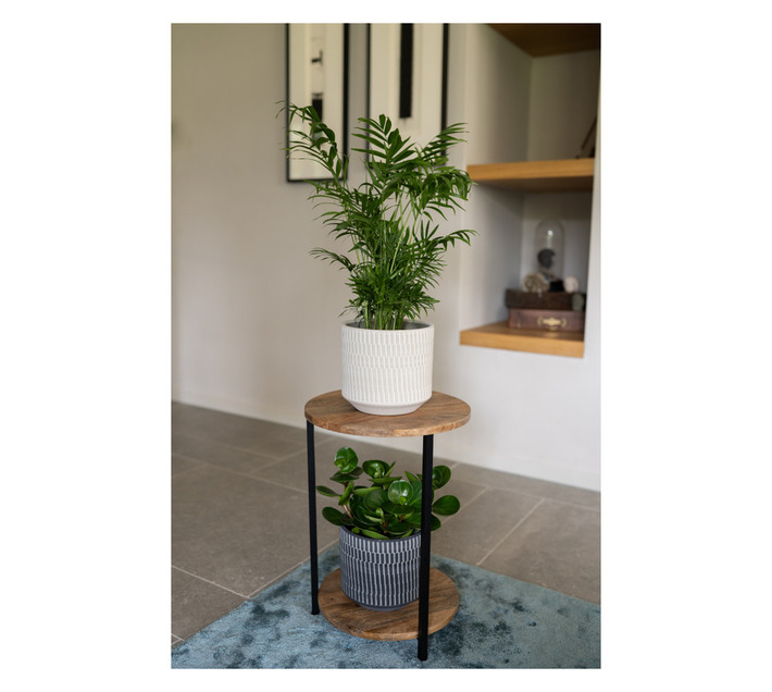 TS Ter Steege Joren Pot: 20 x 18 cm Classic Ceramic Pot in Ivory